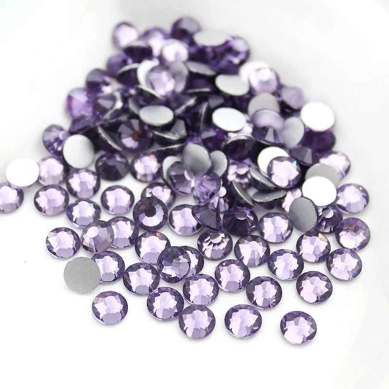 Purple Velvet glass rhinestones