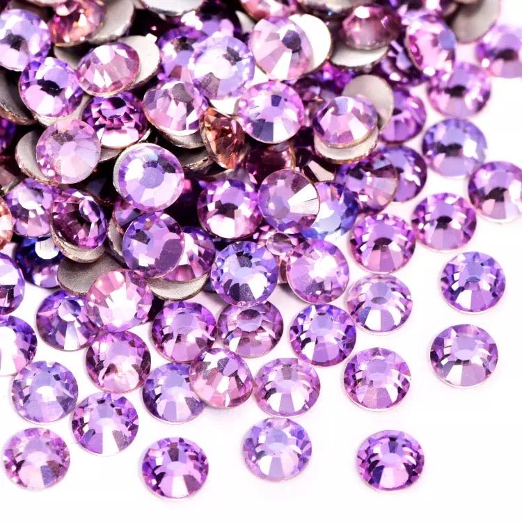 Air violet glass rhinestones - UniqueLeeCreations