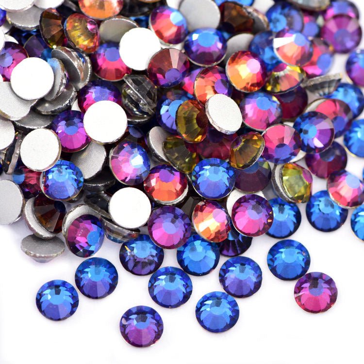 Blue Volcano glass rhinestones - UniqueLeeCreations