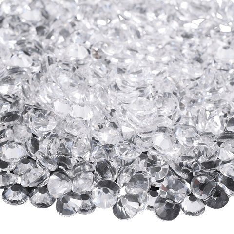 Clear transparent glass rhinestones