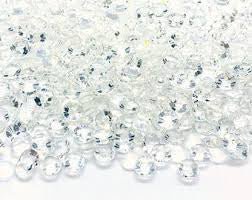 Clear transparent resin rhinestones - UniqueLeeCreations