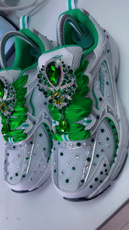 Custom sneakers with charms