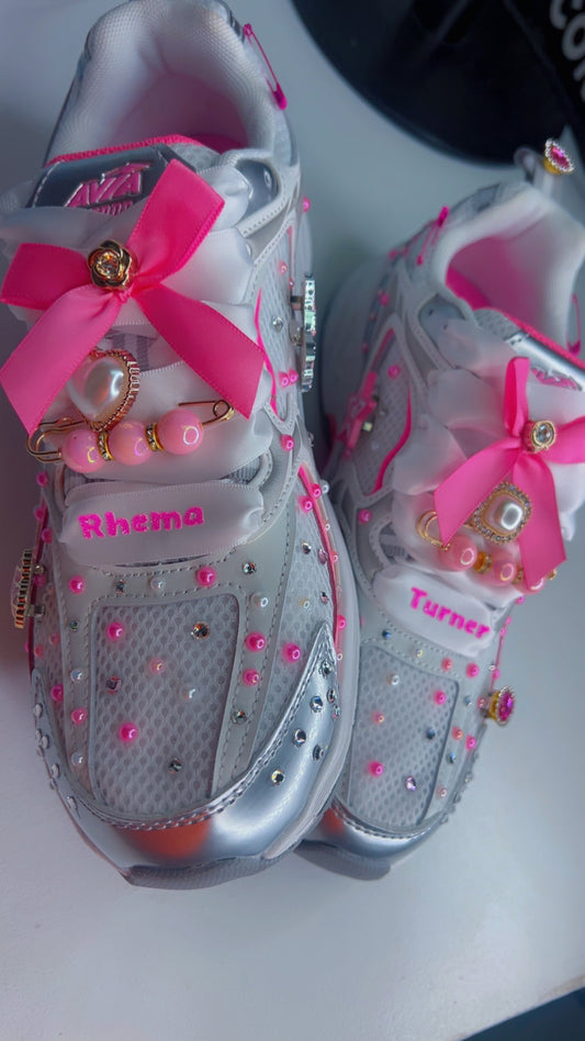 Custom sneakers with charms