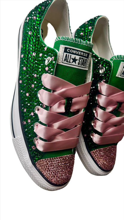 Full bling custom shoes