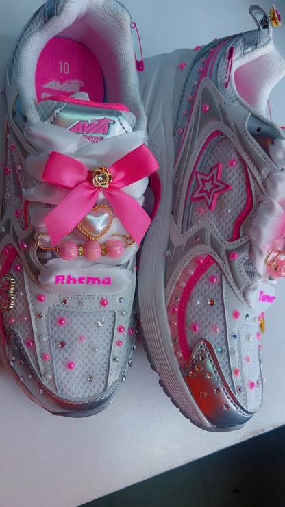 Custom sneakers with charms