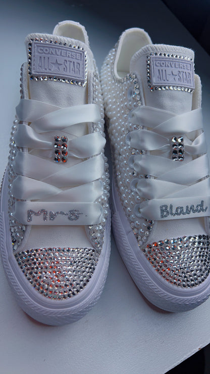 Wedding bling shoes