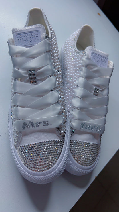 Wedding bling shoes