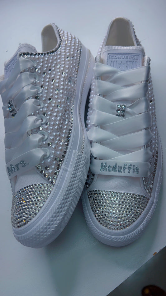 Wedding bling shoes