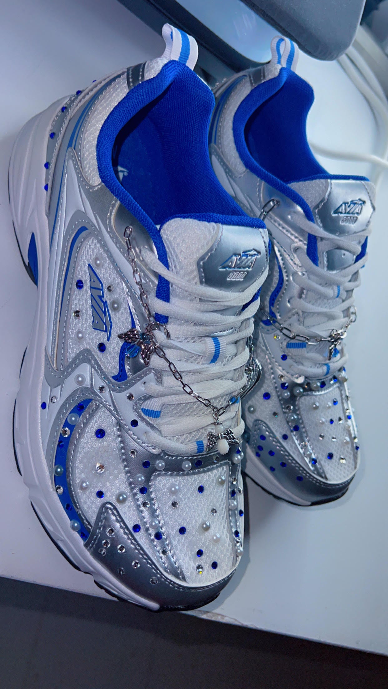 Custom sneakers with charms – UniqueLeeCreations - Main Image