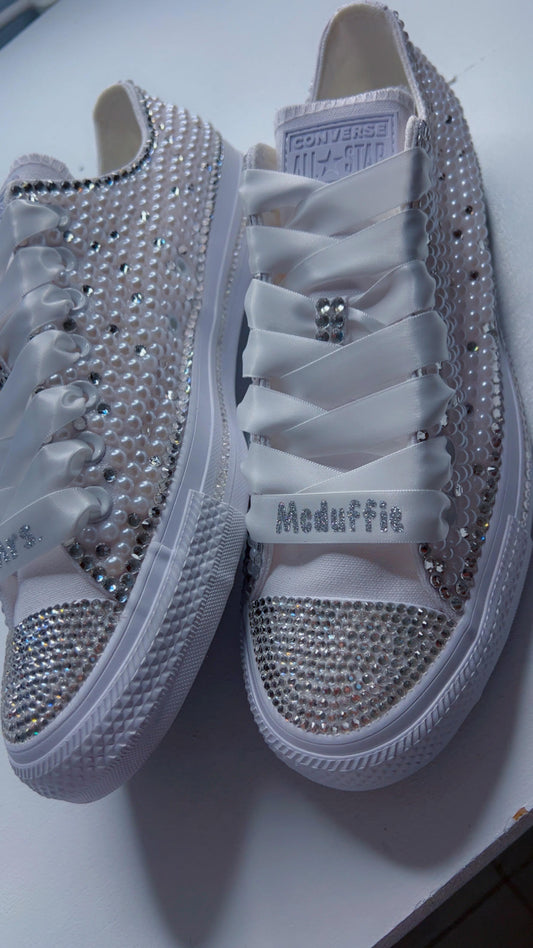 Wedding bling shoes