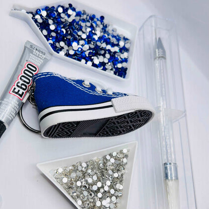 mini shoe bling kit dark blue