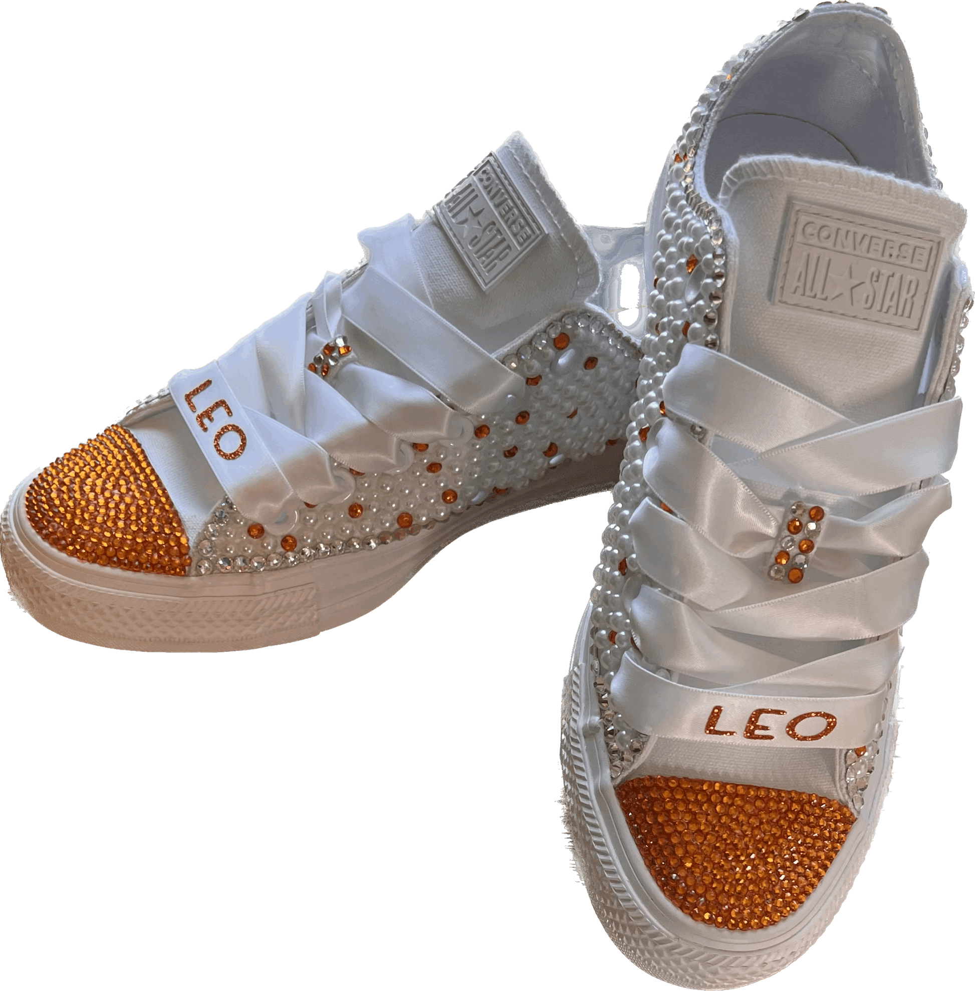 Pearl rhinestone bling shoes