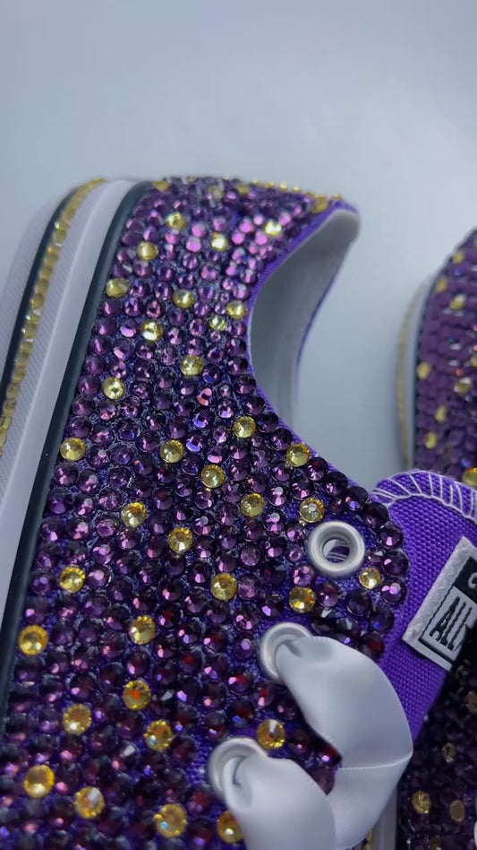 The Full Bling Full Bling Rhinestone Shoes - 100% Crystal Coverage Sneakers