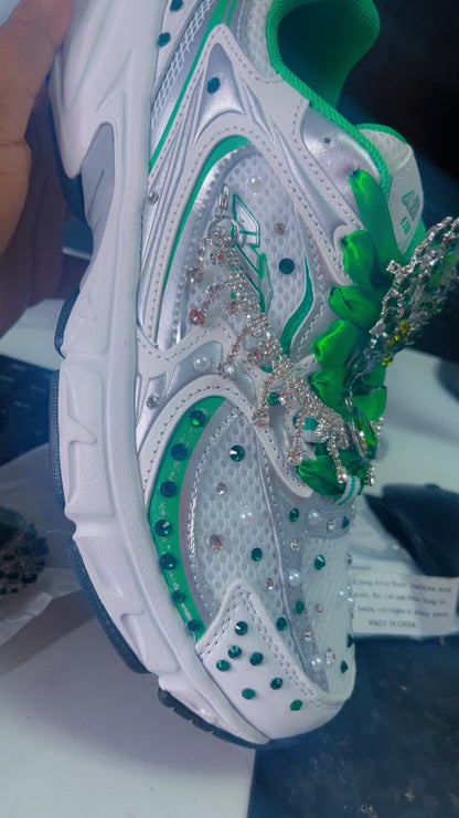 Custom sneakers with charms