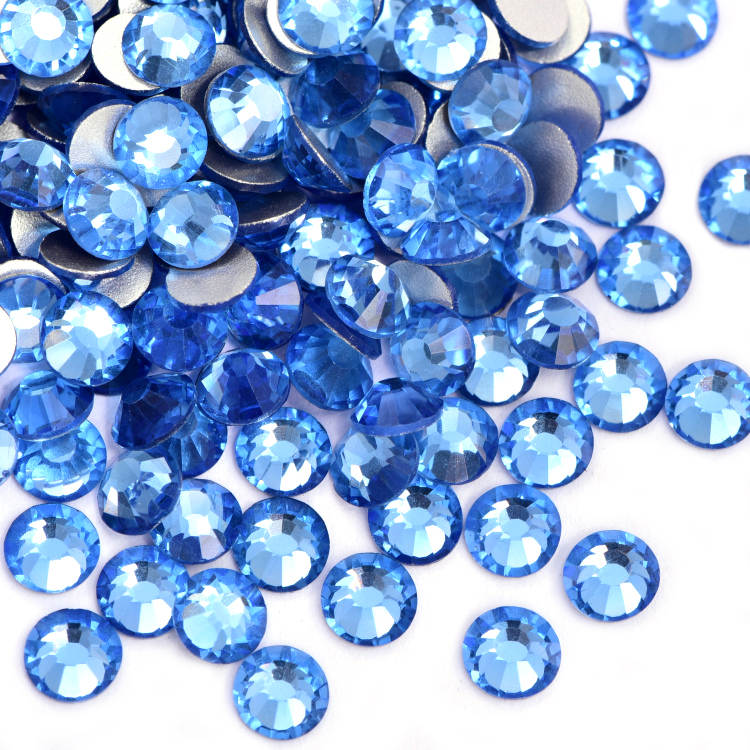 Light Sapphire glass rhinestones